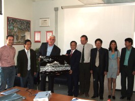 Delegazione vietnamita in visita al centro di Geotecnologie