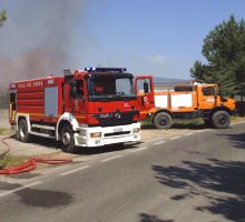 Incendio in prossimità di Ortignano a Raggiolo