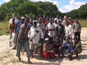 Ricercatori del centro di Geotecnologie in Mozambico