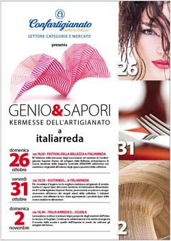 Ad Italiarreda la collaterale ‘Genio e Sapori’