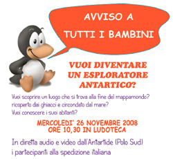 Il Bambino Gesù in Antartide