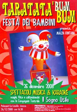 ‘Taratatà Bum Bum’ al Palasport ‘Le caselle’ di Arezzo
