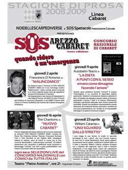 Stagione di prosa: al via la linea cabaret