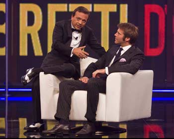 Emanuele Filiberto di Savoia, ieri ospite del ‘Chiambretti Night’