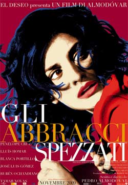 Al cinema ‘Gli abbracci spezzati’ di Almodovar