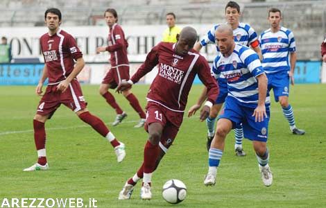 L’Arezzo pareggia 1-1 con il Pro Patria