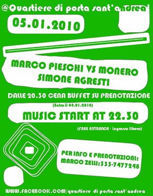 Martedì 5 gennaio “Winter Party 2010”
