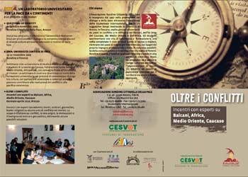 Da gennaio ad aprile: ‘Oltre i conflitti’