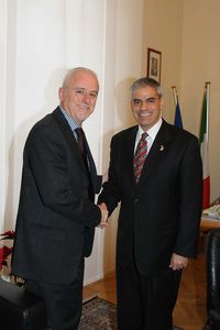 Ricevuto in Provincia l’ambasciatore USA presso la Santa Sede