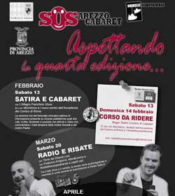 Sos Arezzo Cabaret: alla ricerca di Talenti Comici