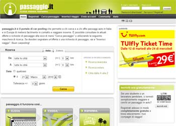 Passaggio.it: il sito di carpooling per dare un taglio a traffico