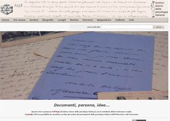 Archivi storici della psicologia italiana online