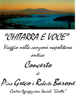 Concerto ‘Chitarra e Voce -Viaggio nella canzone napoletana antica’