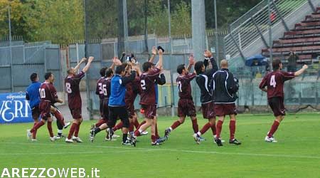 Prima vittoria in campionato per l’Atletico Arezzo