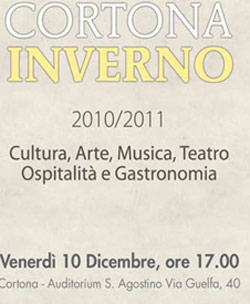 Pronto anche il calendario del progetto ‘Cortona Inverno’