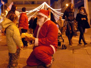 Arezzo, Babbo Natale arriva in Piazza della Badia
