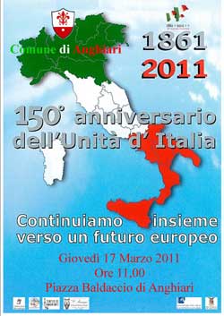 Anghiari festeggia il 150° anniversario dell’ Unità d’Italia