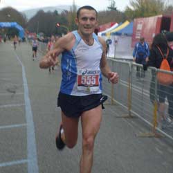 Giuseppe Cardelli in evidenza alla Maratona di Roma
