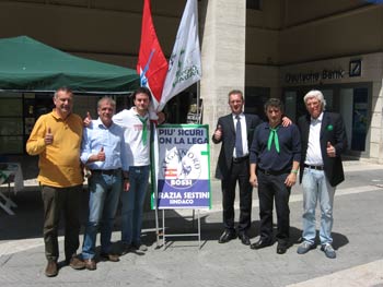 Si rinnova l’appuntamento con la Lega Nord al mercato settimanale del sabato e in centro città