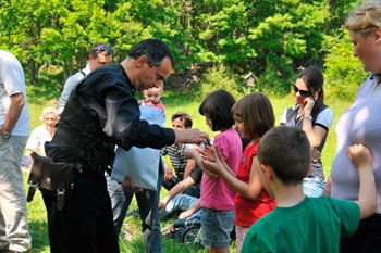Bella partecipazione a festa dei parchi nelle riserve della provincia