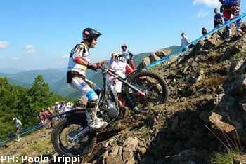 Paolo Trippi sul secondo gradino del podio a Santo Stefano D’Aveto