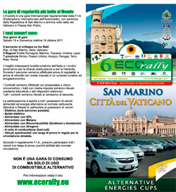 Arezzo capitale per un giorno delle auto ecologiche