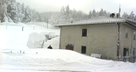 Niente neve ad Arezzo. Sestino senza gas, disagi anche in Casentino
