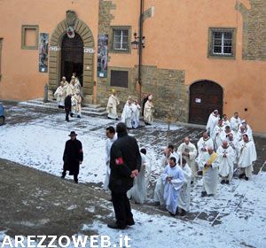 Madonna del Conforto, festa sotto la neve