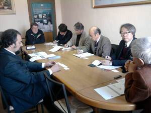 Anghiari, Incontro con una delegazione di professori nipponici