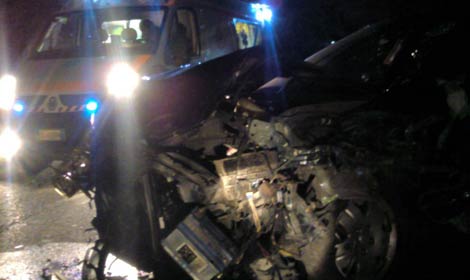Ceciliano: frontale fra due auto, gravissimi i due conducenti