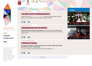 La sensibilizzazione è anche on-line: www.vivereallapari.it