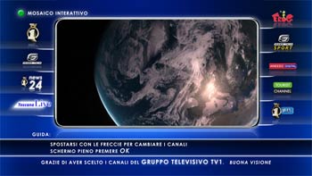 Nasce il mosaico interattivo del Gruppo Televisivo Tv1