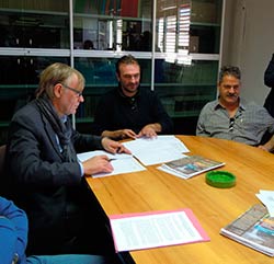 Firma protocollo tra provincia , Comune Poppi e unione Comuni Montani