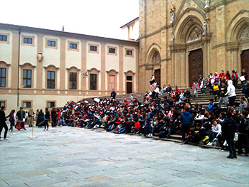 1.200 studenti romani alla scoperta della storia di Arezzo