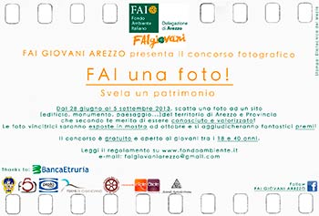 ‘FAI una Foto! Svela un patrimonio’: Concorso fotografico di FAI Giovani Arezzo
