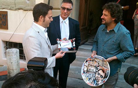 Leonardo Pieraccioni ritira il Premio visitArezzo 2013
