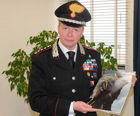 Presentato ieri il calendario storico 2014 dell’Arma dei Carabinieri
