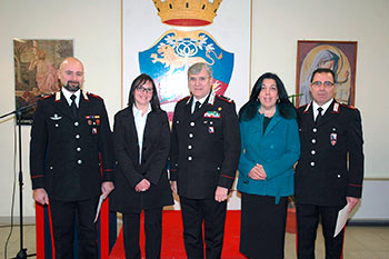 Visita del Generale Mosca al Comando Provinciale dei Carabinieri di Arezzo