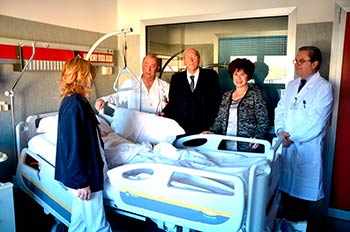 Donati dalla Fondazione Baracchi cinque letti  attrezzati all’ospedale di Bibbiena