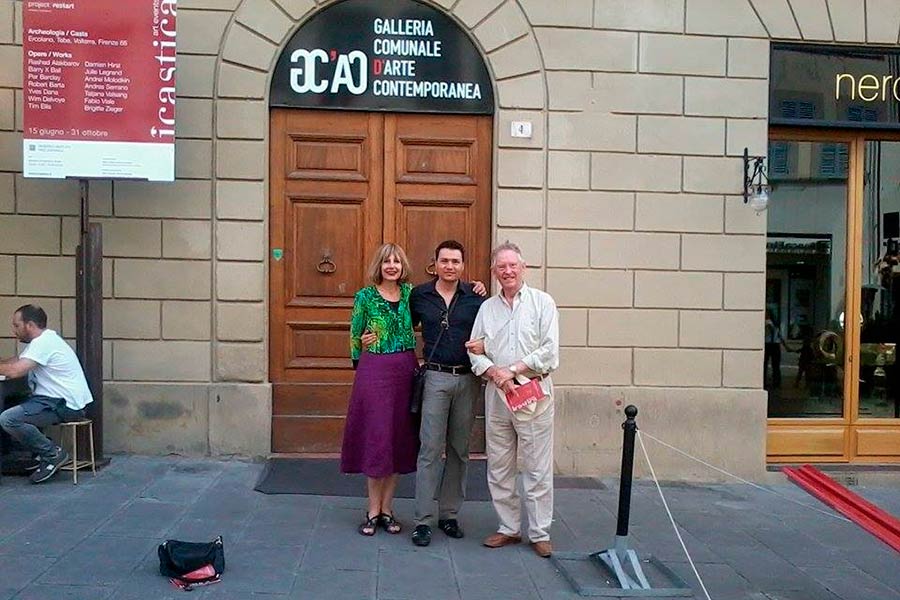 La signora del network londinese visita ad Icastica