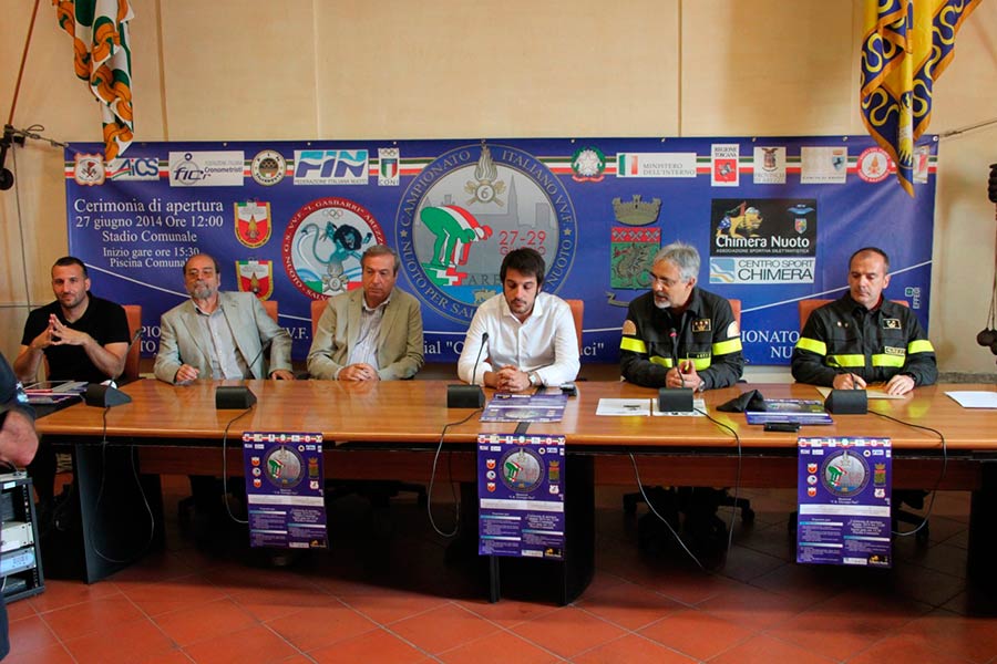 Ad Arezzo il Campionato italiano di nuoto e salvamento dei Vigili del Fuoco