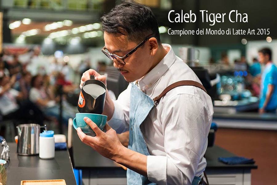 Caleb Tiger Cha, in Italia in esclusiva per Caffè River