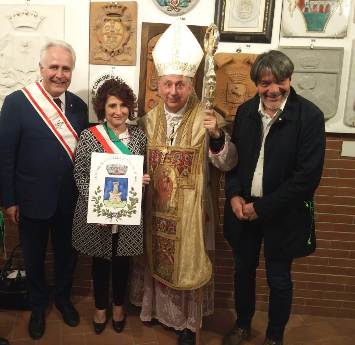 Lo stemma del Comune di Civitella in Val di Chiana ritorna nella “Galleria dei Comuni”