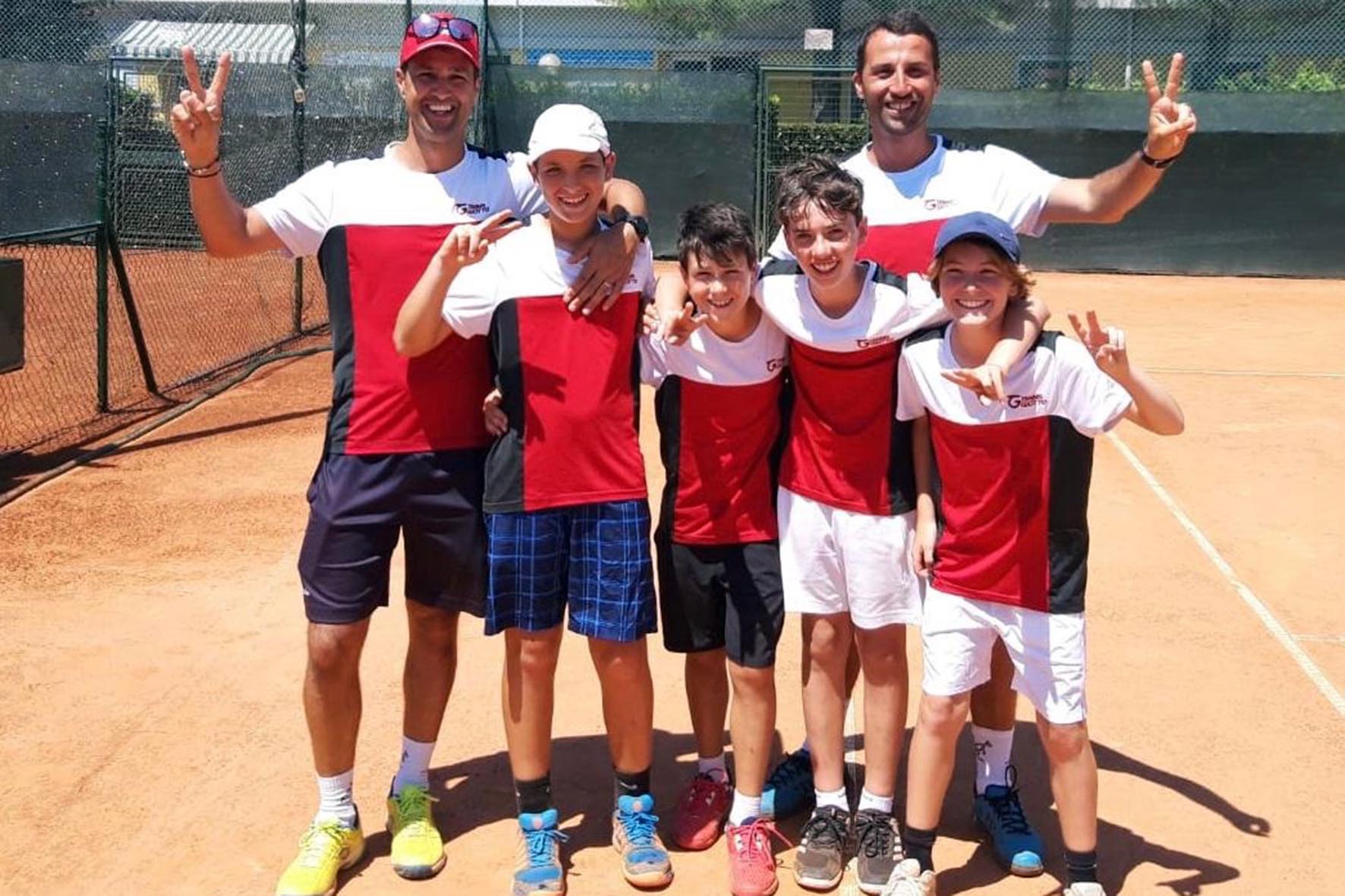 Il Tennis Giotto è campione regionale con la squadra Under12