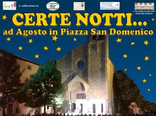 Il Polvarone in :“Certe notti” a San Domenico per Casa Thevenin  19-24 Agosto 2019”