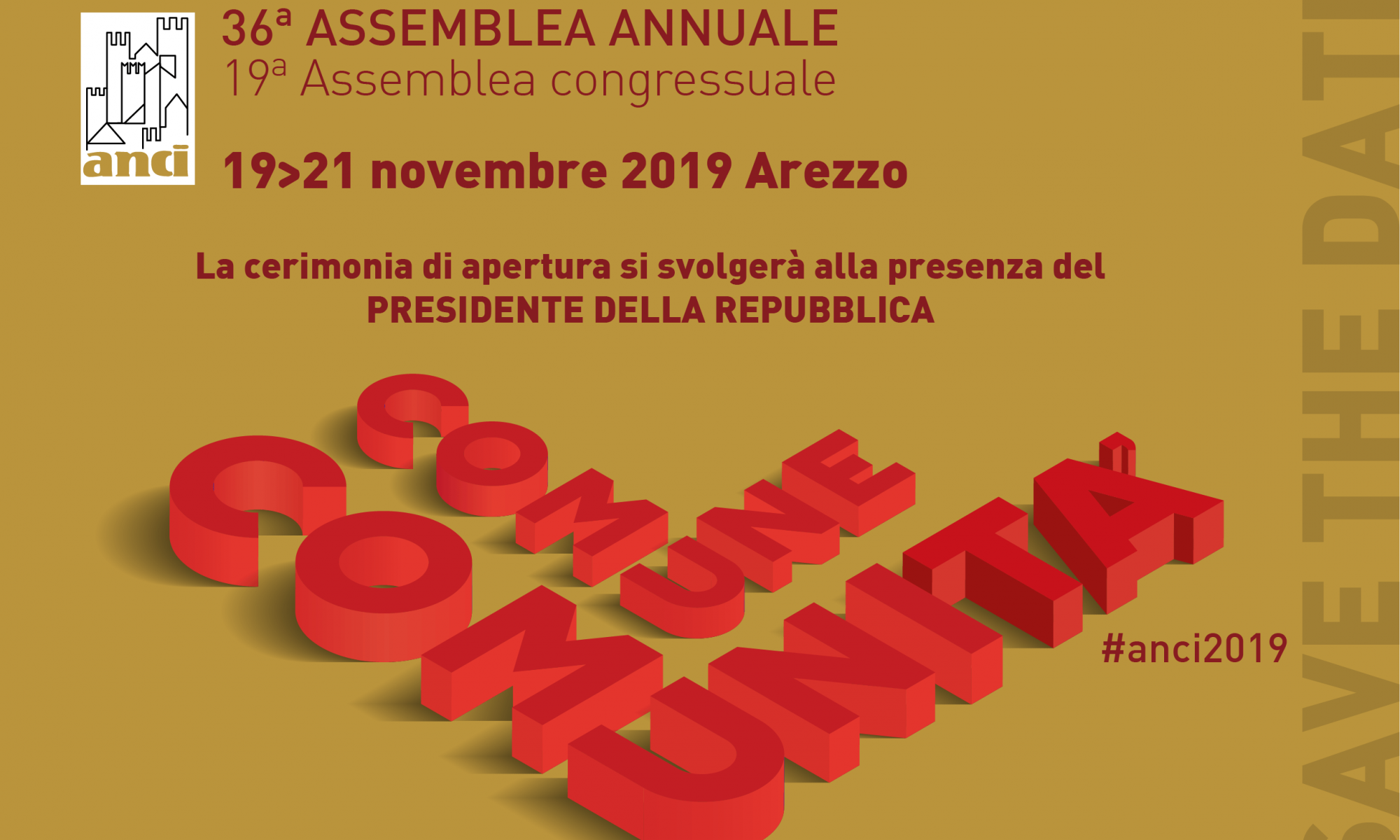 Il presidente della Repubblica ad Arezzo per l’assemblea nazione di Anci
