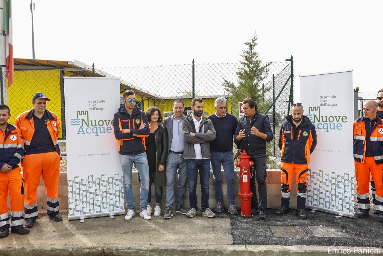La nuova sede della VAB di Castiglion Fiorentino si dota di un idrante
