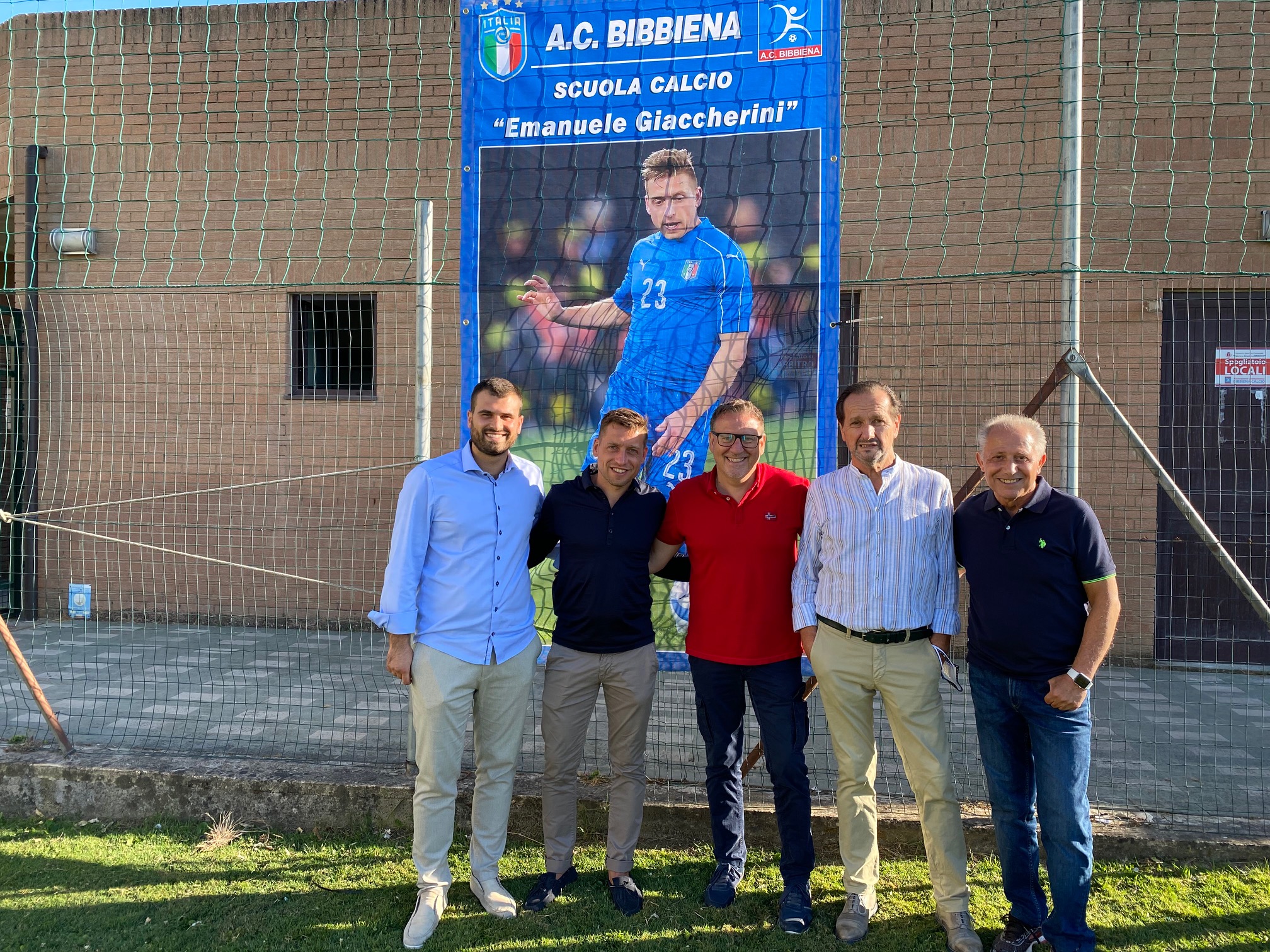 Emanuele Giaccherini torna nella sua Bibbiena e dà il nome alla Scuola Calcio