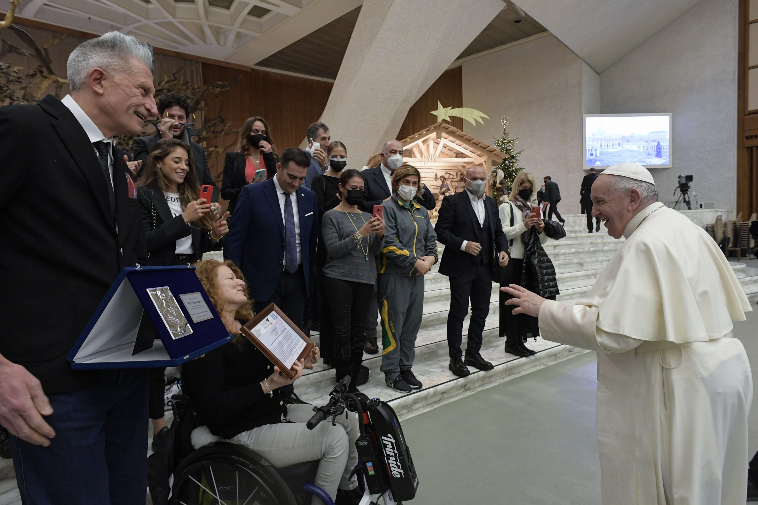 Il Premio Internazionale Fair Play Menarini arriva in Vaticano: accolto in udienza da Papa Francesco