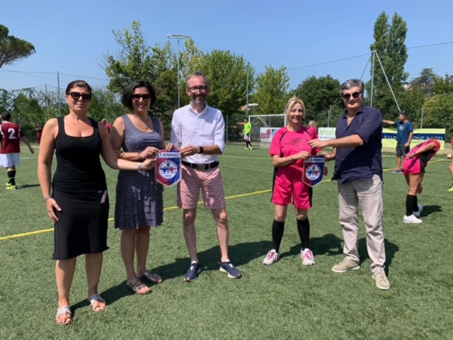 Ieri nel centro sportivo dell’Olmoponte la “Partita del Sorriso”